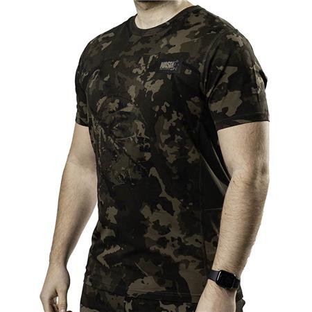Ανδρικό Κοντομάνικο T-Shirt Nash Zt Lite Luxe T Shirt Camo - Καμουφλάζ