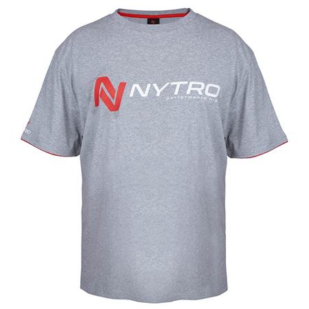 Ανδρικό Κοντομάνικο T-Shirt Nytro Shirt - Ανοιχτό Γκρι Μελανζέ