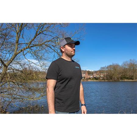 ΑΝΔΡΙΚΌ ΚΟΝΤΟΜΆΝΙΚΟ T-SHIRT PRESTON INNOVATIONS BLACK T-SHIRT - ΜΑΎΡΟ