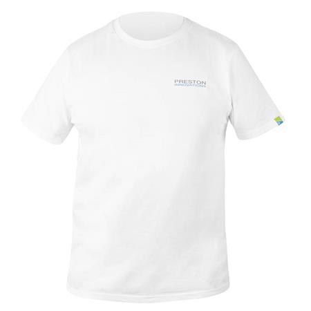Ανδρικό Κοντομάνικο T-Shirt Preston Innovations White T-Shirt - Λευκό