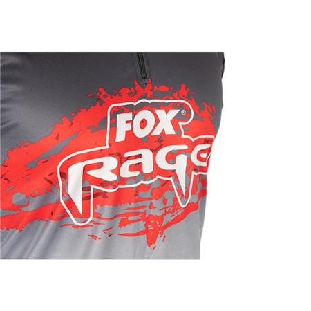 ΑΝΔΡΙΚΌ ΜΑΚΡΥΜΆΝΙΚΟ T-SHIRT FOX RAGE PERFORMANCE TEAM TOP - ΜΑΎΡΟ/ΛΕΥΚΌ