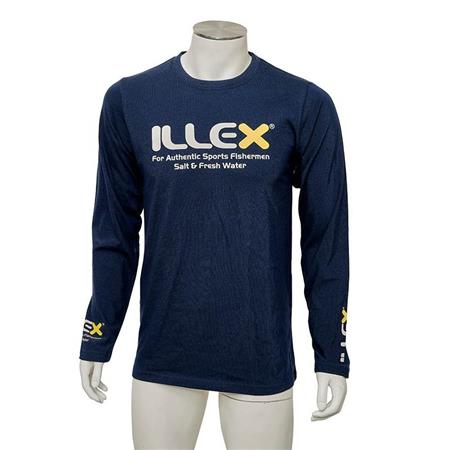 Ανδρικό Μακρυμάνικο T-Shirt Illex - Ναυτικό Μπλε