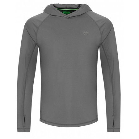 Ανδρικό Μακρυμάνικο T-Shirt Korda Upf Hooded Top - Ανθρακί