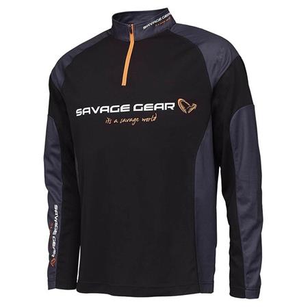 Ανδρικό Μακρυμάνικο T-Shirt Savage Gear Tournament - Μαύρο