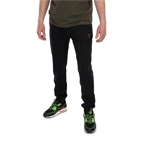 Ανδρικό Παντελόνι Fox Collection Lw Jogger Black & Orange - Μαύρο