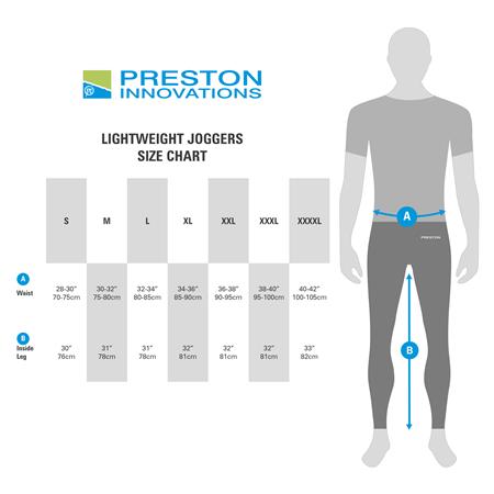 ΑΝΔΡΙΚΌ ΠΑΝΤΕΛΌΝΙ PRESTON INNOVATIONS LIGHTWEIGHT JOGGERS - ΜΑΎΡΟ