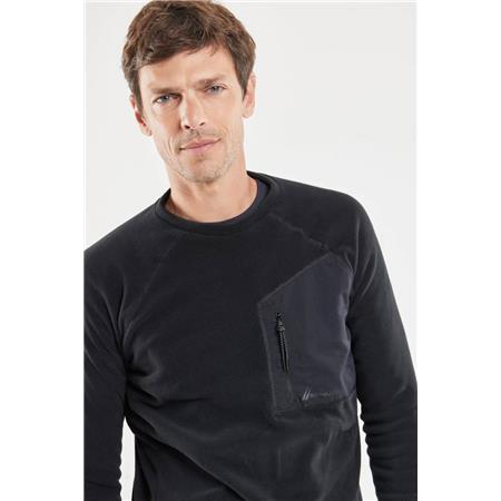 ΑΝΔΡΙΚΌ ΠΟΥΛΌΒΕΡ BERMUDES PLELOT POLARTECH - ΜΑΎΡΟ