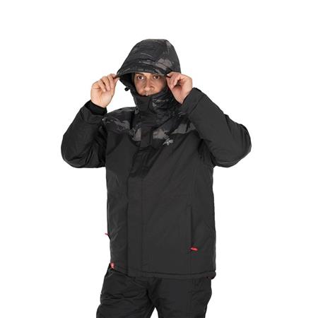 ΑΝΔΡΙΚΌ ΣΕΤ ΜΠΟΥΦΆΝ ΚΑΙ ΠΑΝΤΕΛΌΝΙ FOX RAGE WINTER SUIT - ΜΑΎΡΟ