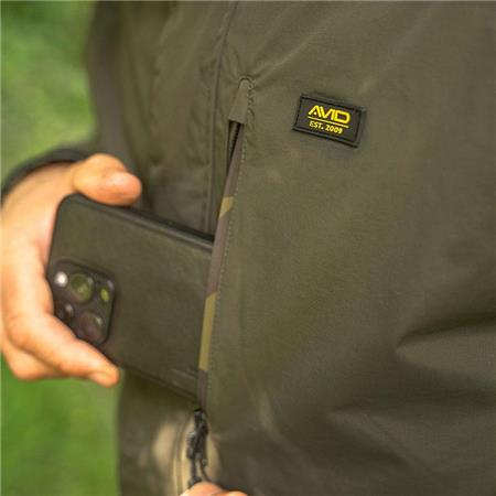 ΑΝΔΡΙΚΌ ΣΕΤ ΜΠΟΥΦΆΝ ΚΑΙ ΣΑΛΟΠΈΤΑ AVID CARP REVOLVE WATERPROOF SUIT - ΧΑΚΊ