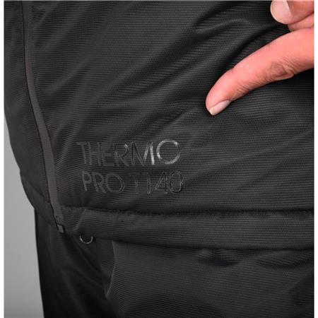 ΑΝΔΡΙΚΌ ΣΕΤ ΜΠΟΥΦΆΝ ΚΑΙ ΣΑΛΟΠΈΤΑ GAMAKATSU G-THERMO PRO T140 - ΜΑΎΡΟ