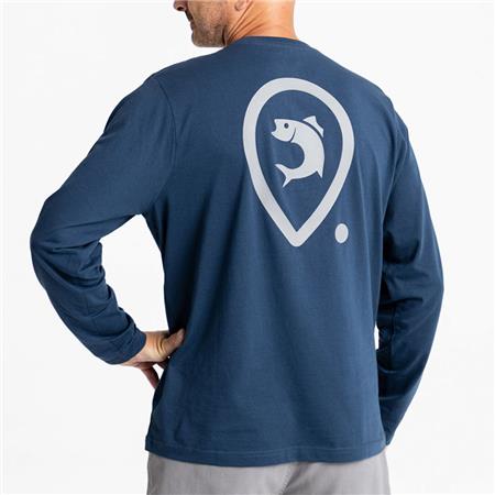 ΑΝΔΡΙΚΌ T-SHIRT ΜΕ ΚΟΝΤΆ ΜΑΝΊΚΙΑ ADVENTER & FISHING ZEGLON - ΝΑΥΤΙΚΌ ΜΠΛΕ
