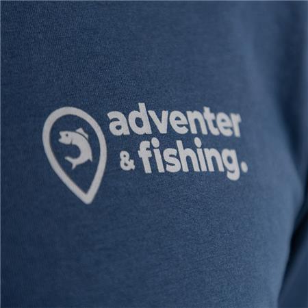 ΑΝΔΡΙΚΌ T-SHIRT ΜΕ ΚΟΝΤΆ ΜΑΝΊΚΙΑ ADVENTER & FISHING ZEGLON - ΝΑΥΤΙΚΌ ΜΠΛΕ