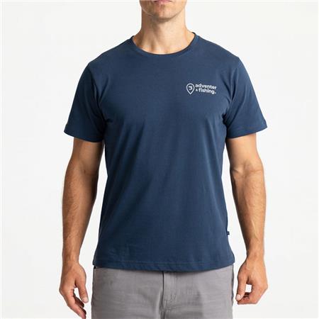 Ανδρικό T-Shirt Με Κοντά Μανίκια Adventer & Fishing Zeglon - Ναυτικό Μπλε