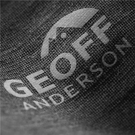 ΑΝΔΡΙΚΌ T-SHIRT ΜΕ ΚΟΝΤΆ ΜΑΝΊΚΙΑ GEOFF ANDERSON WIZWOOL 165 SOFT - ΜΑΎΡΟ