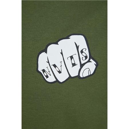 ΑΝΔΡΙΚΌ T-SHIRT ΜΕ ΚΟΝΤΆ ΜΑΝΊΚΙΑ NAVITAS KNUCKLES TEE - ΧΑΚΊ