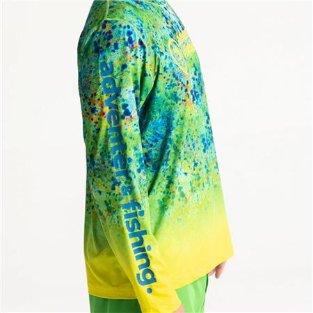 ΑΝΔΡΙΚΌ T-SHIRT ΜΕ ΜΑΚΡΙΆ ΜΑΝΊΚΙΑ ADVENTER & FISHING BOZED ANTI UV - MAHI MAHI