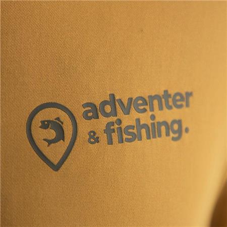 ΑΝΔΡΙΚΌ T-SHIRT ΜΕ ΜΑΚΡΙΆ ΜΑΝΊΚΙΑ ADVENTER & FISHING GOLON ANTI UV - ΚΊΤΡΙΝΟ