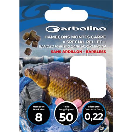 Angebrachter Haken Garbolino Special Pellet Carpe - 10Er Pack