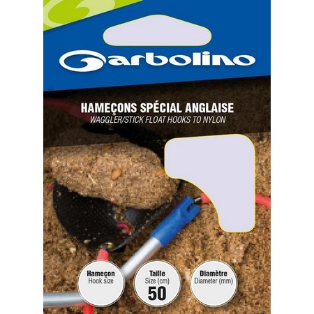 Angelhaken Gebunden Garbolino Spezial Anglaise - 10Er Pack
