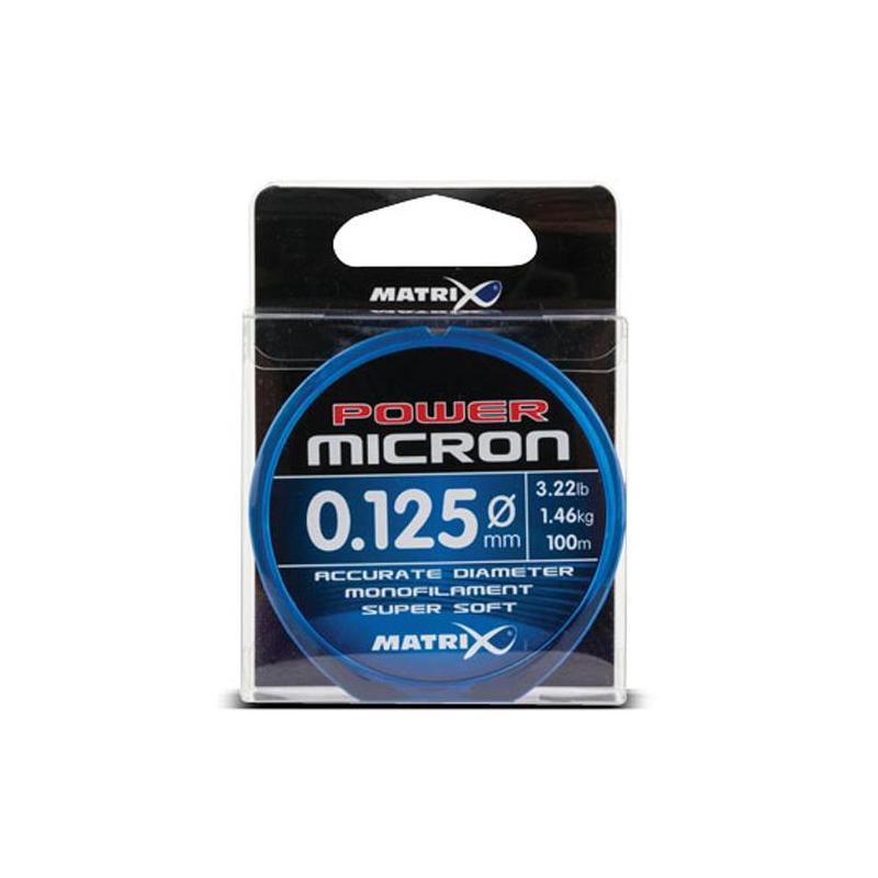 Monofile Schnur für Vor Vorfachschnur Fox Matrix Power Micron 100m 0,08€/1m 