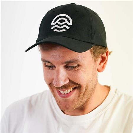 ANGLERKAPPE PECHEUR.COM - SCHWARZ