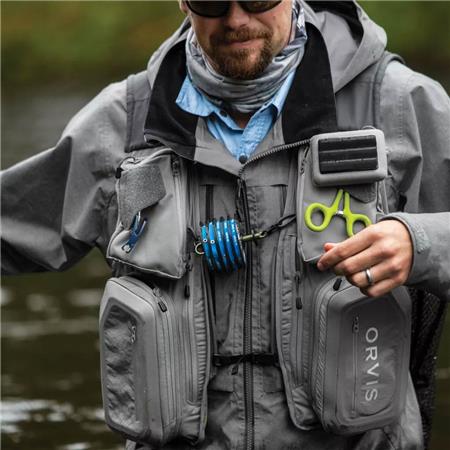 ANGLERWESTE ORVIS PRO VEST - GRAU
