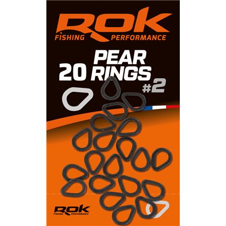 Anillas Rok Fishing Pear Ring
