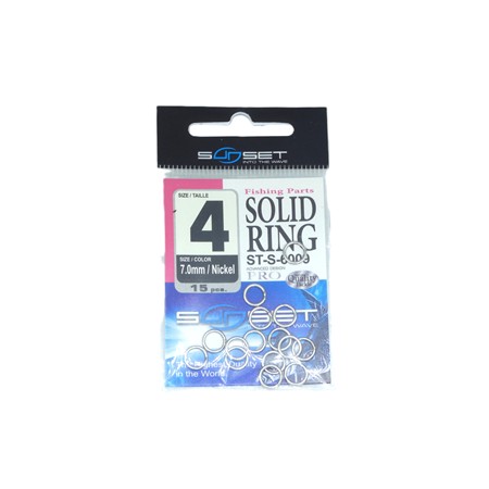 Anneaux Sunset Solid Ring St-S-6009 - 7Mm - Par 15