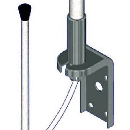Antenne Am/Fm Zeilboot 1.20M Rvs Hoek Met Kabel Banten Zeilboot 1.50M