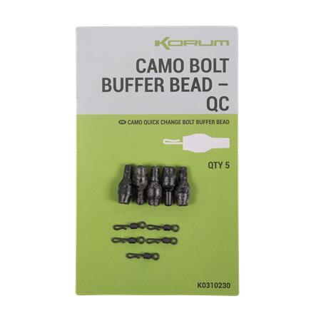 ANTI TANGLE KORUM CAMO BOLT BUFFER BEAD - QC