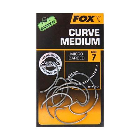 ANZOL CARPA FOX EDGES ARMAPOINT CURVE SHANK MEDIUM