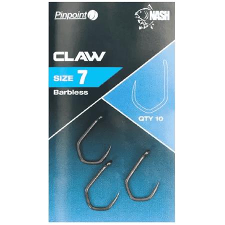 ANZOL CARPA NASH CLAW BARBLESS