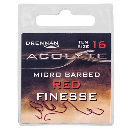 Anzol Drennan Acolyte Red Finesse