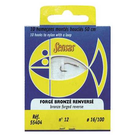 Anzol Empatado Sensas Forgé Bronze Renversé