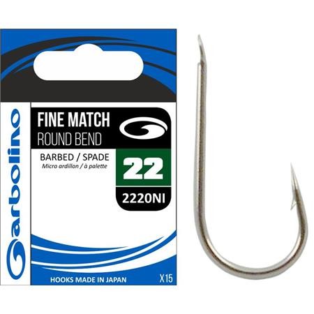 Anzol Garbolino Fine Match Round Bend 2220Ni