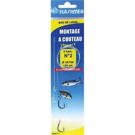 Anzol Montado Flashmer A Couteau