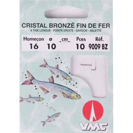 Anzol Montado Francesa Water Queen Cristal - Pack De 10