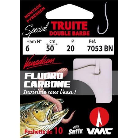Anzol Montado Vmc 7053Bn Vanadium Special Ver Double Barbe