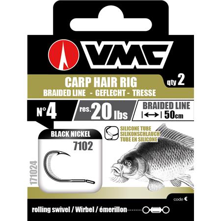 Anzol Montado Vmc Carp Hair Rig