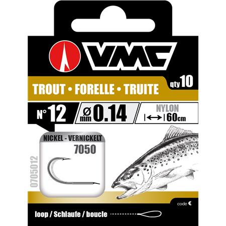 Anzol Montado Vmc Trout Nickel