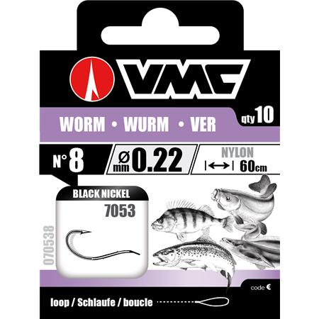 Anzol Montado Vmc Worm Bn