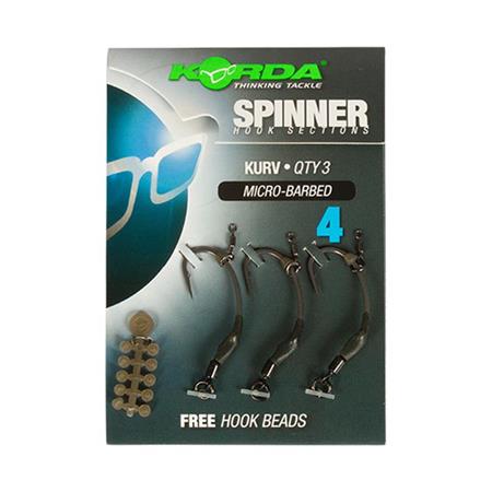 Anzol Para Carpa Korda Spinner Hook Sections Kurv