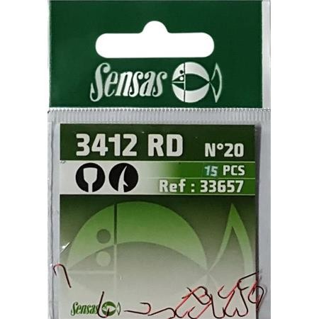 ANZOL PARA PESCA À LINHA SENSAS 3412