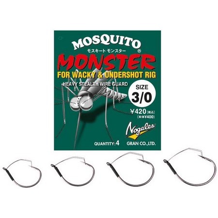 Anzol Predador Nogales Gran Mosquito Monster - Pack De 4