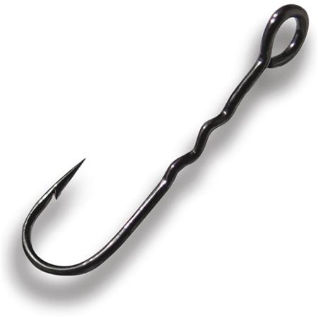Anzol Simples Crazy Fish Single Hook Round Bent Fixative Shank