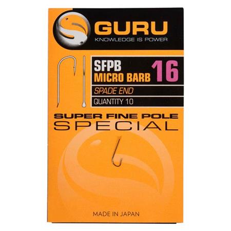 Anzol Simples Guru Super Fine Pole - Pack De 10