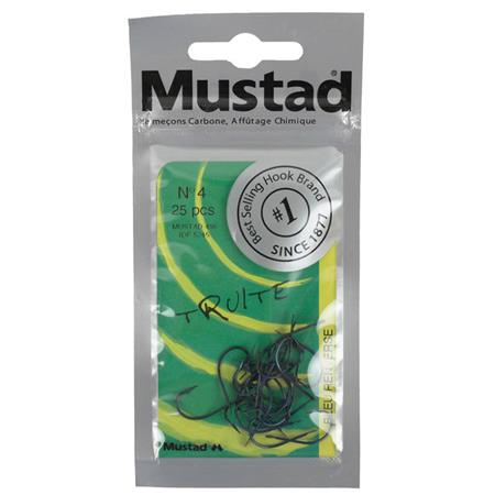 ANZOL SIMPLES PARA TRUTA REVERTIDOS MUSTAD TRUITE RENVERSÉS