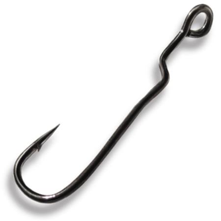 Anzol Texano Crazy Fish Offset Hook Offset Joint Worm Hook