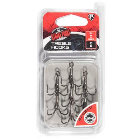 ANZOL TRIPLO FOX RAGE STRIKE POINT TREBLE HOOKS