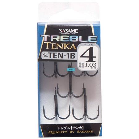 Anzol Triplo Sasame Treble Tenka Hook Ns